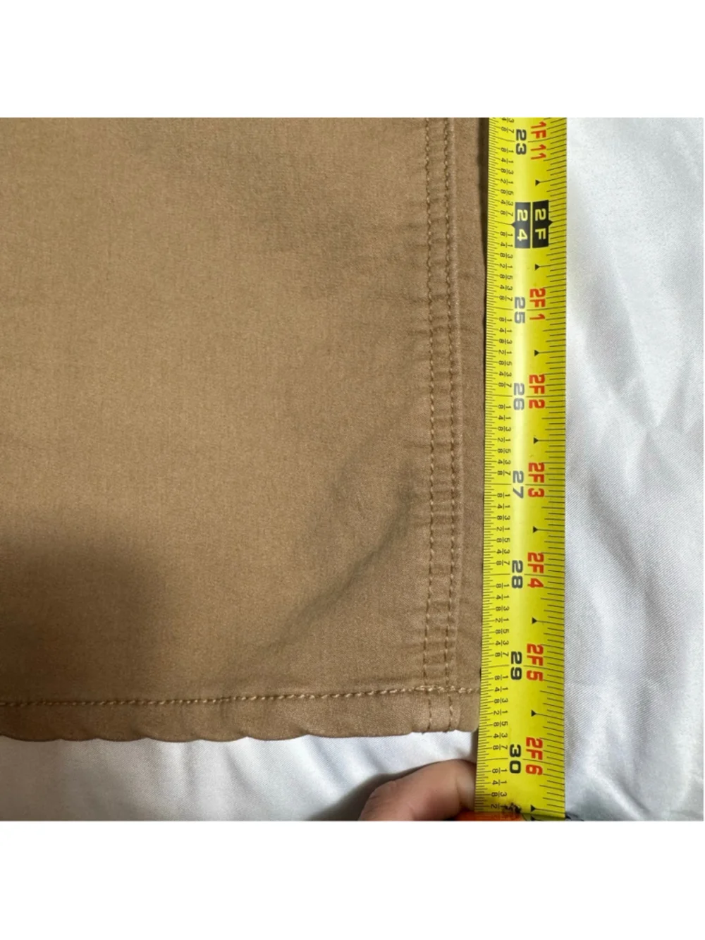 Men's Vintage Genes Black Slim Fit Chino Pants Brown Waist 36x32